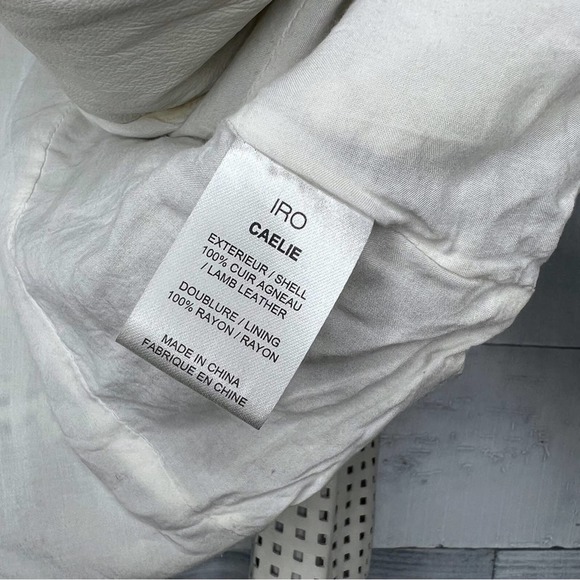 IRO Perforated Leather Jacket - Picture 6 of 10